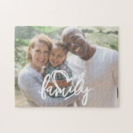 Quebra-cabeça Roteiro de Família | Foto de Família Personalizada