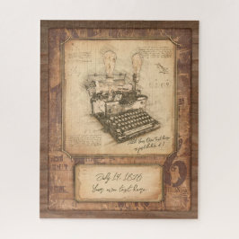 Quebra-cabeça Roteiro de Tela/Presente de Arte de Vintagem de Sc
