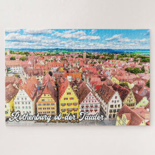 Quebra-cabeça Rothenburg ob der Tauber, Alemanha