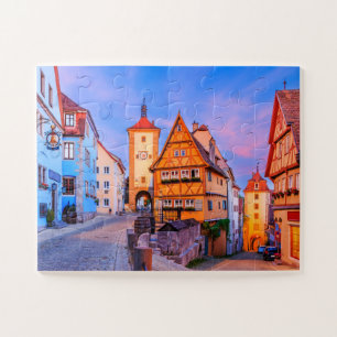 Quebra-cabeça Rothenburg ob der Tauber, Baviera, Alemanha.