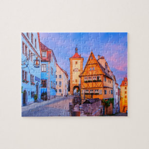 Quebra-cabeça Rothenburg ob der Tauber, Baviera, Alemanha.