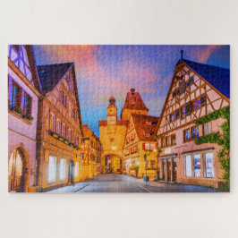 Quebra-cabeça Rothenburg - Uma visão romântica da Alemanha Medie