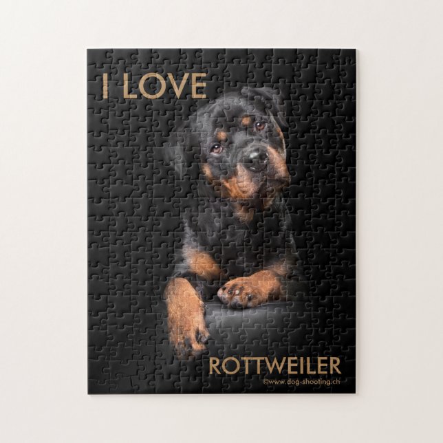 Quebra-cabeça Rottweiler (Vertical)