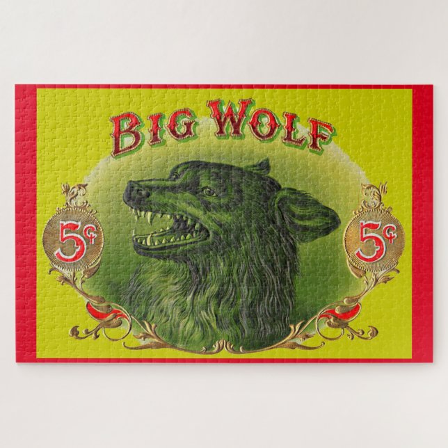Quebra-cabeça Rótulo de cigarro Big Wolf (Horizontal)