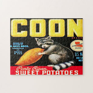 Quebra-cabeça Rótulo de Taxa de Fruta Vintage 4 Jigserra Quebra-