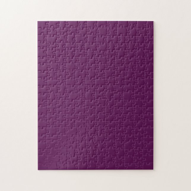 Quebra-cabeça Roxo de uvas (cor sólida) (Vertical)