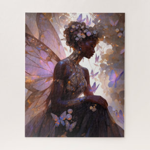 Quebra-cabeça Roxo Fairy African Fantasy Art