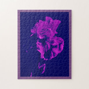 Quebra-cabeça Roxo Iris