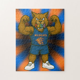 QUEBRA-CABEÇA RSD WILDCATS ESPORTA ORGULHO MUSCULAR