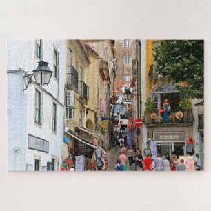 Quebra-cabeça Rua antiga, Sintra, Portugal