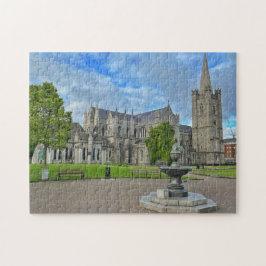 Quebra-cabeça Rua. Catedral de Patrick Dublin, Irlanda Quebra-ca