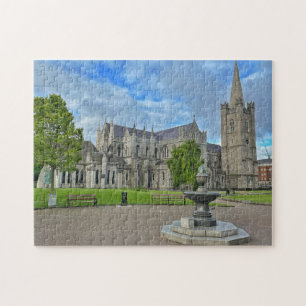 Quebra-cabeça Rua. Catedral de Patrick Dublin, Irlanda Quebra-ca