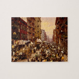 Quebra-cabeça Rua de Nova York 1890