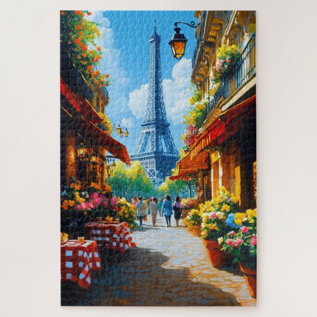 Quebra-cabeça Rua em Paris (Vertical)