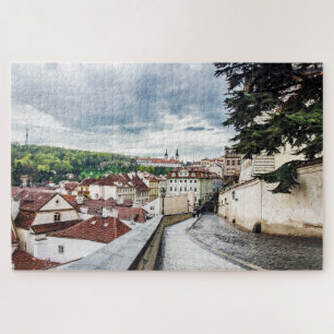 Quebra-cabeça Rua em Praga centro