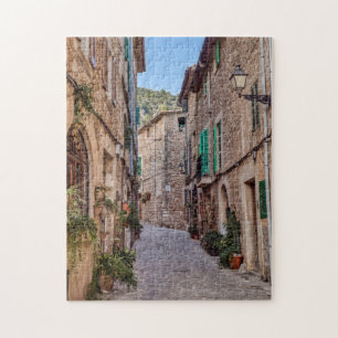Quebra-cabeça Rua estreita da aldeia de Valldemossa - Maiorca