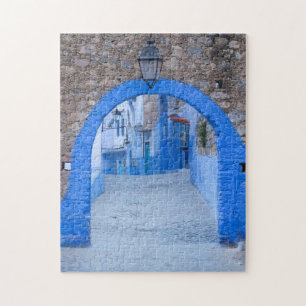Quebra-cabeça Rua Estreita De Chefchaouen