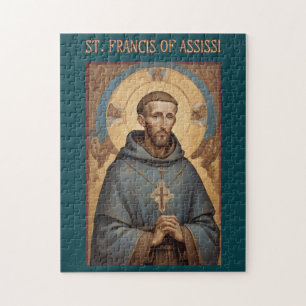 Quebra-cabeça Rua. Francisco de Assisi, Católico Romano 252-Peec