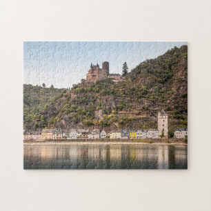 Quebra-cabeça Rua. Goarshausen - Burg Katz