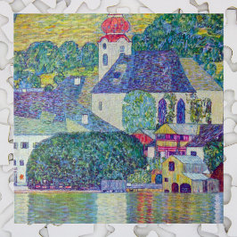 Quebra-cabeça Rua: Igreja Wolfgang por Gustav Klimt, Arte Vitori