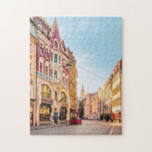 Rua na Cidade Velha de Riga, Letónia