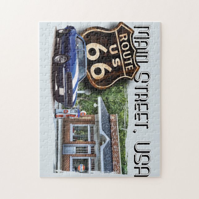 Quebra-cabeça Rua principal Camaro (Vertical)