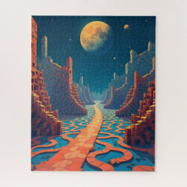 Quebra-cabeça Rua principal em Marte