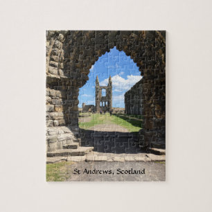 Quebra-cabeça Ruas Andrews Scotland Catedral Ruins Towway