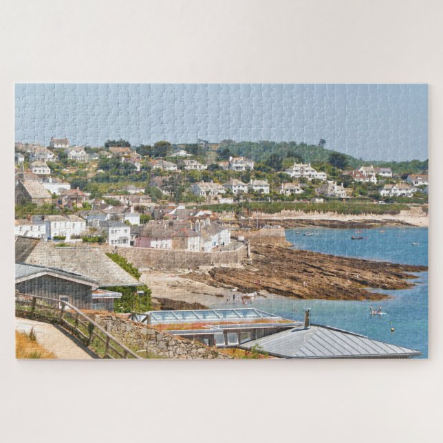Quebra-cabeça Ruas Mawes, Cornwall, Inglaterra (Horizontal)