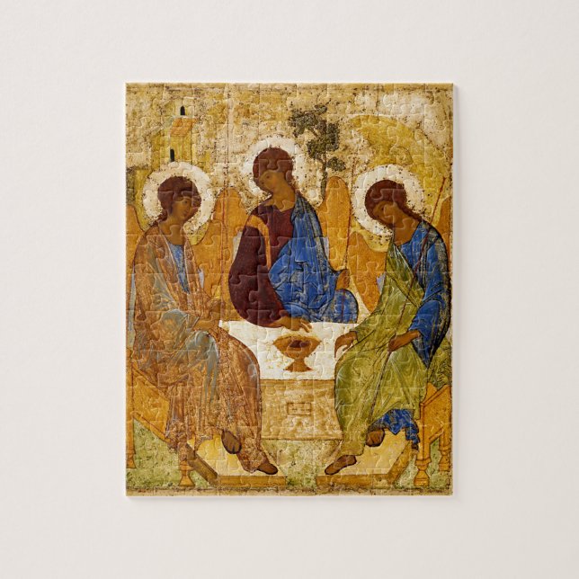 Quebra-cabeça Rublev Trinity na Mesa (Vertical)