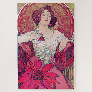 Quebra-cabeça Ruby (Quatro Joias), Alphonse Mucha