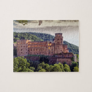 Quebra-cabeça Ruínas famosas do castelo, Heidelberg, Alemanha