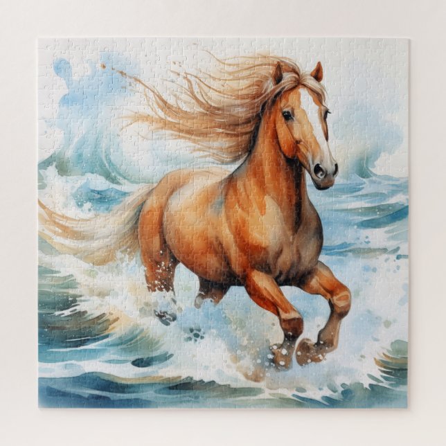 Quebra-cabeça Running Horse (Vertical)