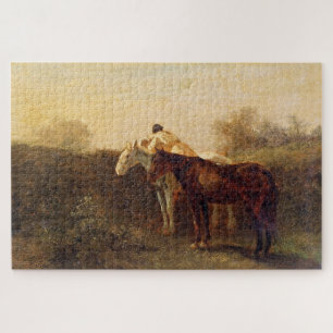 Quebra-cabeça Rurais Rendezvous (Beijo Romântico em Horseback)