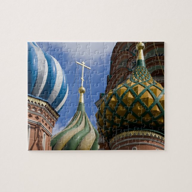 Quebra-cabeça Rússia, Moscou, Praça Vermelha. Basílica de São Ba (Horizontal)