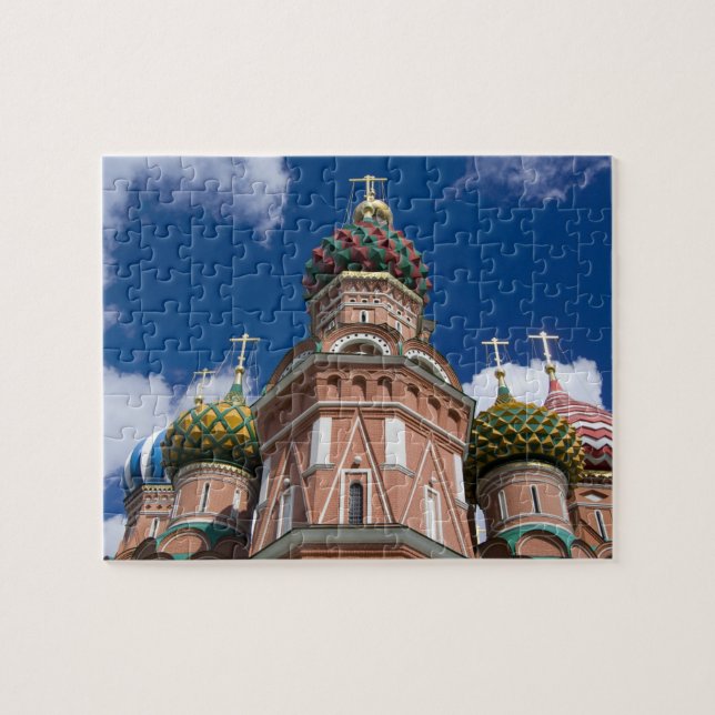 Quebra-cabeça Rússia, Moscou, Praça Vermelha. Basílica de São Ba (Horizontal)