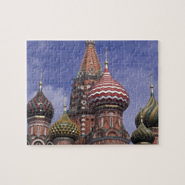 Quebra-cabeça Rússia, Moscou, Praça Vermelha. famosas cebolas de (Horizontal)