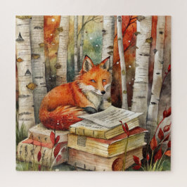 Quebra-cabeça Russo Vintage Fox Books Woodland outono