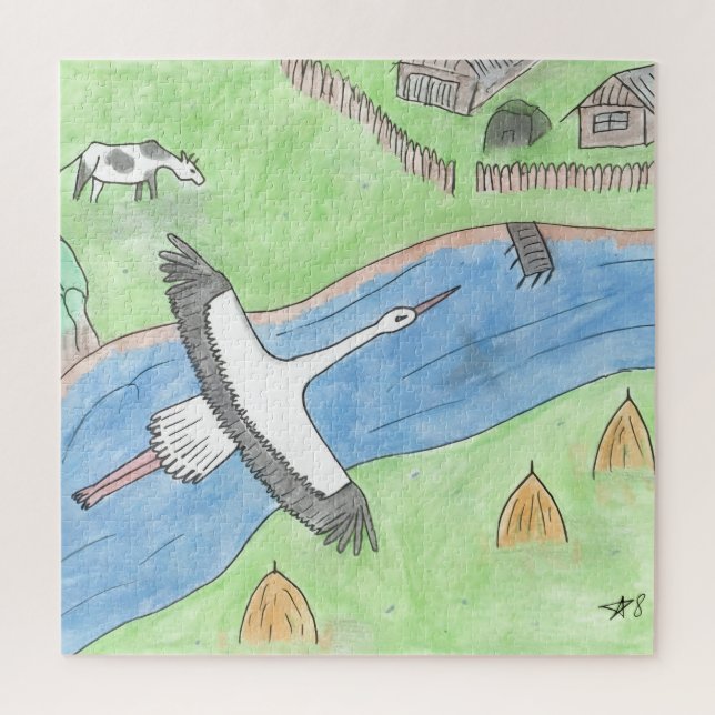 Quebra-cabeça "Rustic motifs" (Vertical)