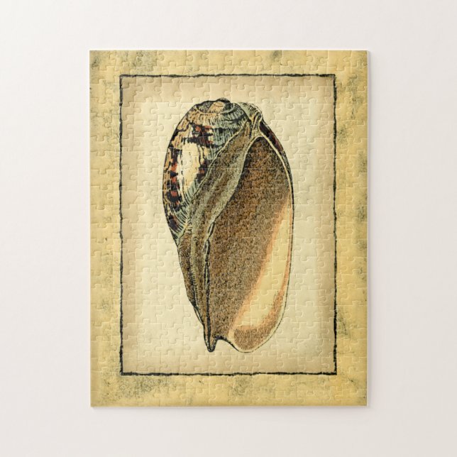 Quebra-cabeça Rustic Vintage Seashell (Vertical)