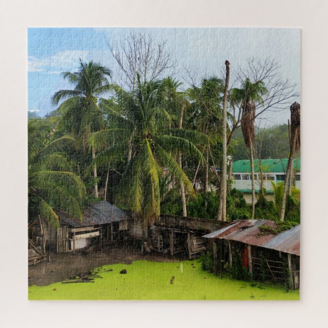 Quebra-cabeça Rusty barn yard life (Vertical)