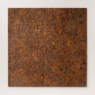 Quebra-cabeça Rusty Metal: Aestética de Ferro Texturada.
