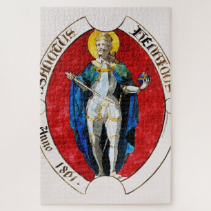 Quebra-cabeça S. Luís IX da França Padroeiro dos Reis