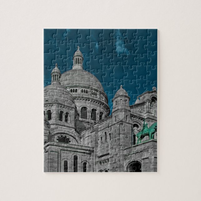 Quebra-cabeça sacre coeur na frança (Vertical)