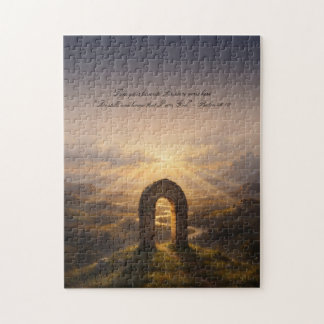 Quebra-cabeça Sacred Stone Arch Sunset Jigsaw Puzzle
