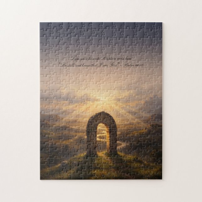 Quebra-cabeça Sacred Stone Arch Sunset Jigsaw Puzzle (Vertical)