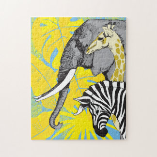 quebra-cabeça Safari 11x14 para Pessoas cegas