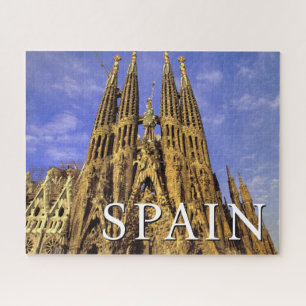 Quebra-cabeça Sagrada Família Barcelona, Espanha