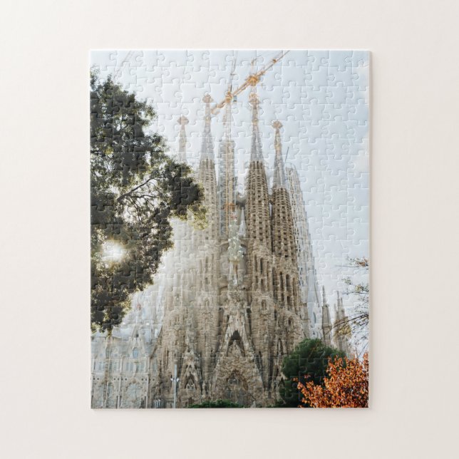 Quebra-cabeça Sagrada Familia Basilica, Espanha de Barcelona (Vertical)