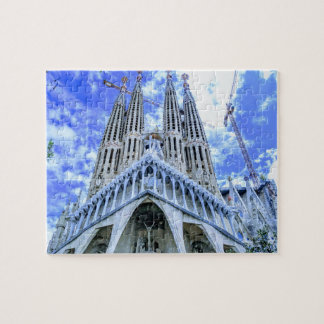 Quebra-cabeça Sagrada Familia Basilica, Espanha de Barcelona